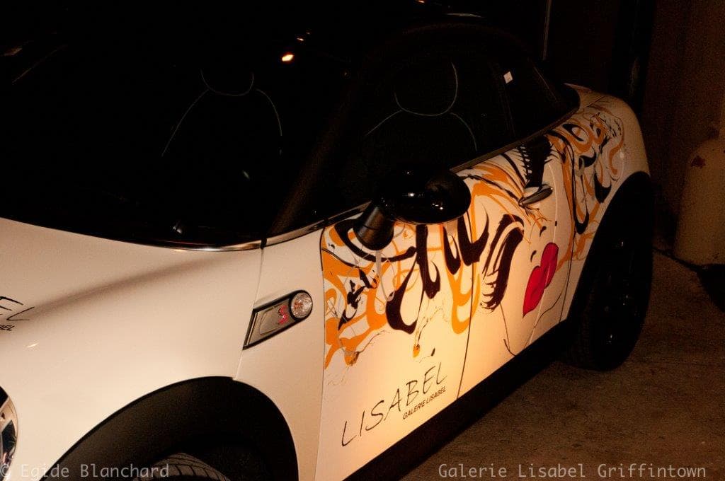 MINI COOPER WRAPPED LISABEL ART
